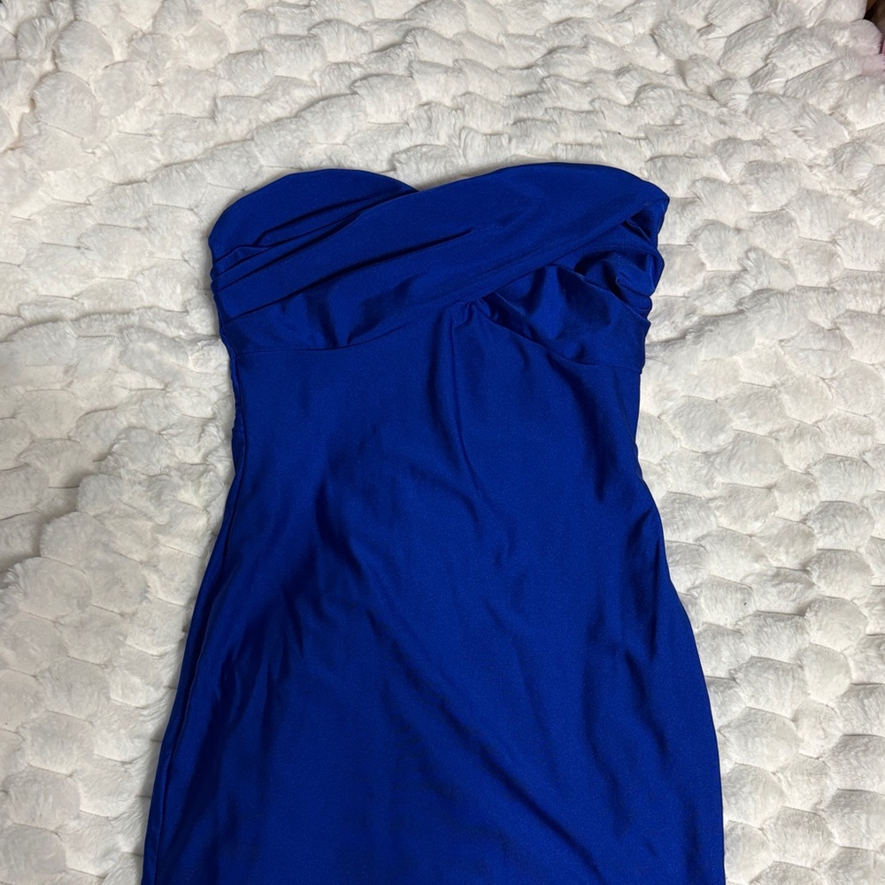 Windsor Royal Blue Strapless Dress